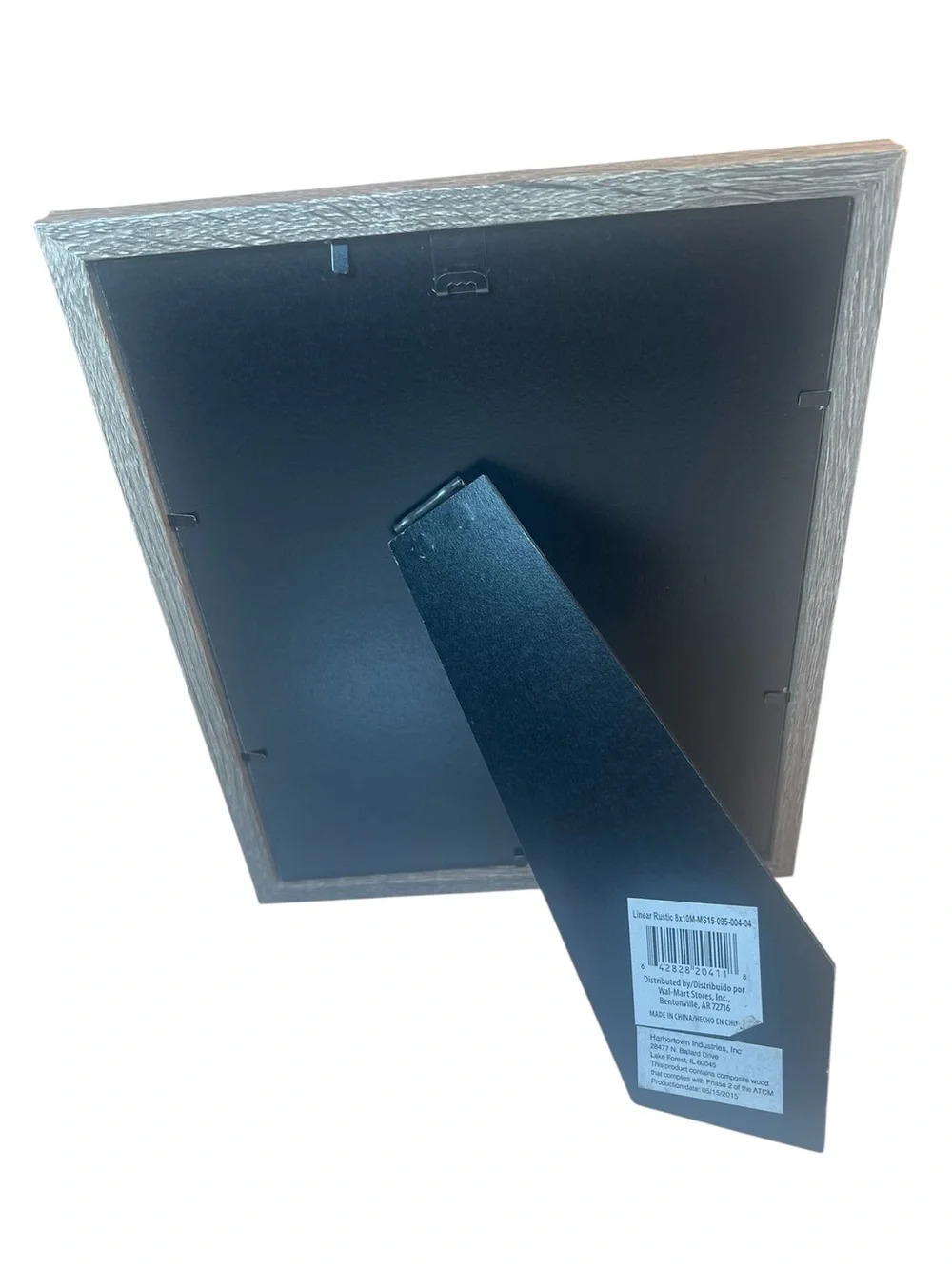 Mainstays Wood 8x10 Vertical or Horizontal Picture Frame in Light Brown/Gray NWT